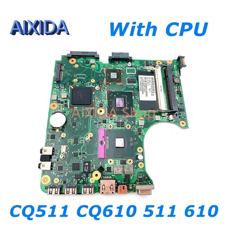 

AIXIDA 578969-001 538408-001 Mainboard For HP Compaq CQ511 CQ610 511 610 Laptop Motherboard PM965 DDR2 free CPU full tested