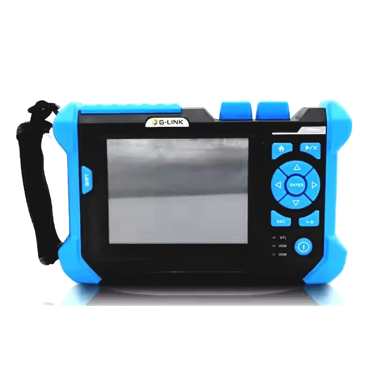 

Ручной оптоволоконный тестер функций VFL Волоконно-оптический рефлектометр во временной области Сеть FTTX SC LC FC ST Pon SM/MM TR600 OTDR