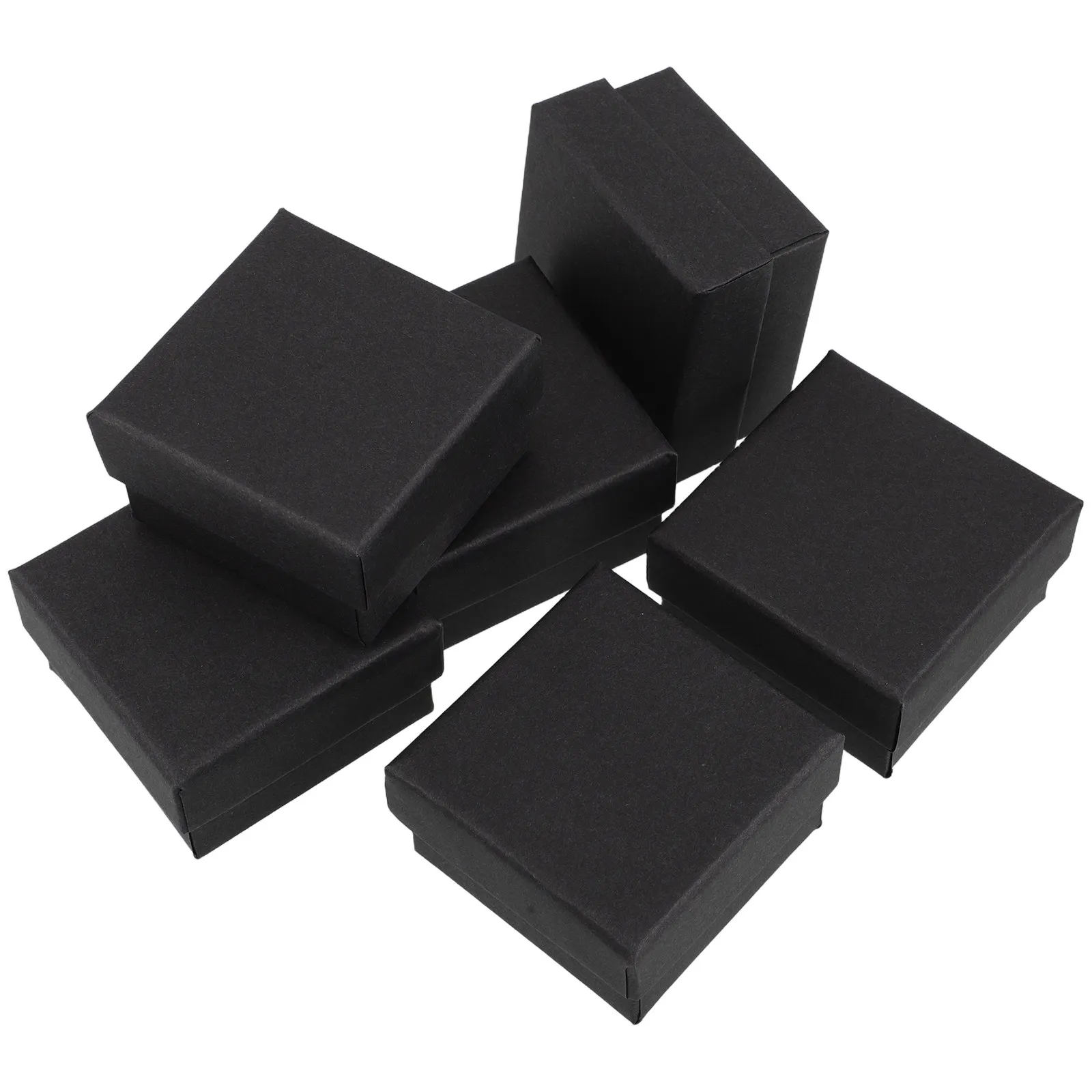 10Pcs Sturdy Paper Jewelry Packaging Boxes Ideal for Rings Earrings Necklaces Bracelets Display Storage Gift Box Elegant Design