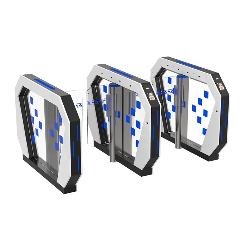 custom.Access Control System Entranc Control Swing Turnstile Gate With Face Recognition