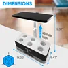 Smart Indoor Hydroponic System Premium Aluminum Frame White Mess-Free Soilless Grow Kit