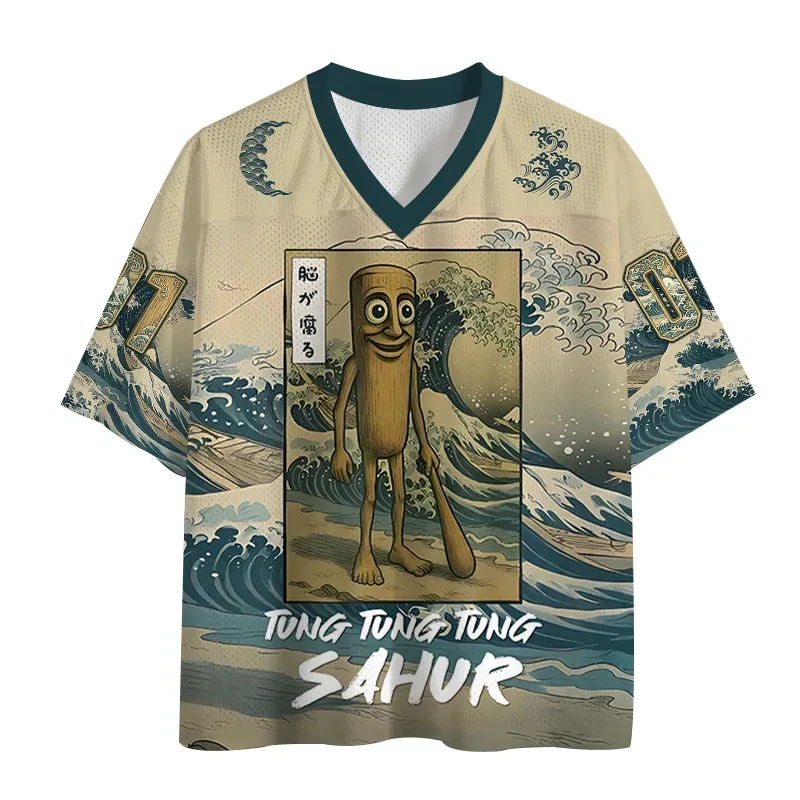 The latest and interesting hot meme brain rot creative Unisex sports T-shirt for fitness Hip Hop Hiking Daily Street Sports Top