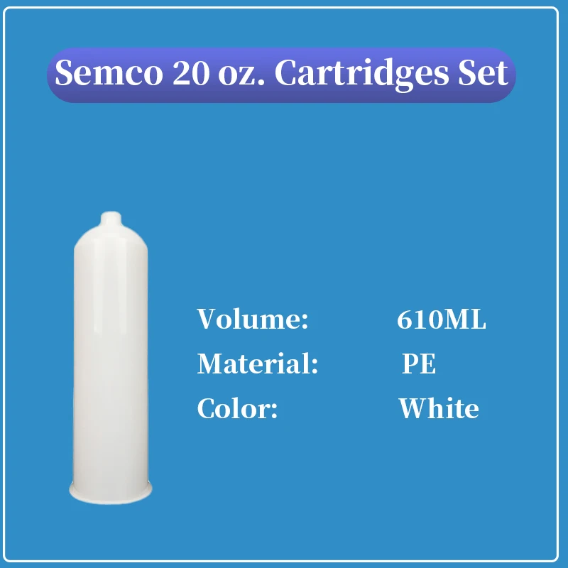 PPG SEMCO 20oz HD One-Component Cartridges 229734 with Essential Accessories for Automotive Paint And Finishing