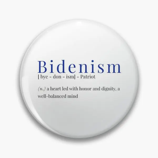 Bidenism  Soft Button Pin Hat Gift Brooch Lover Funny Badge Metal Collar Decor Fashion Cartoon Women Jewelry Creative Clothes