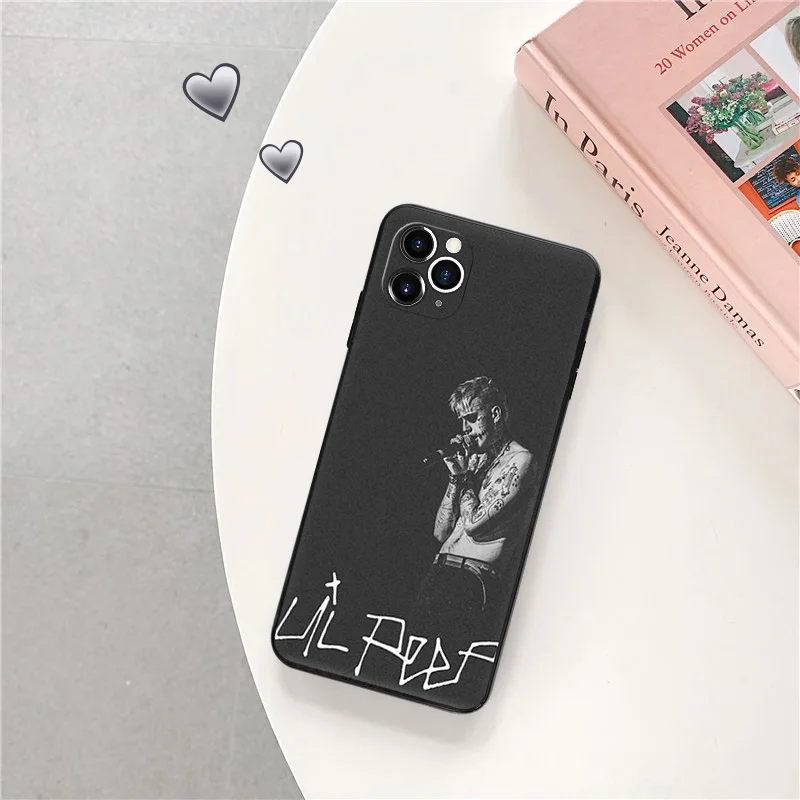 Black Matte Phone Case for iphone 16Pro 15 14 13 12 Mini 11 16 Pro Max 7 8 Plus X XS XR 15Pro l-Lil P-Peep Soft Cover