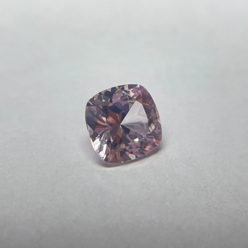 

Lab Grown Sapphire Sakura Pink Color Square Cushion Cut For Jewelry Making Selectable AGL Certificate