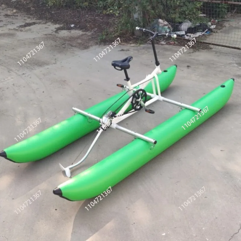 Portable water bike, water pedal boat, double pedal sightseeing leisure boat, kayak 1pcs