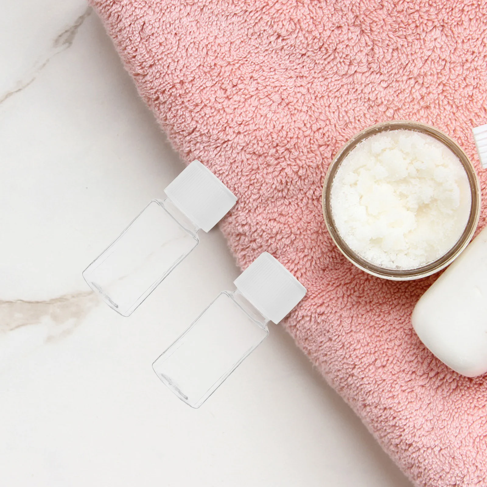 25 stücke 10 ml Reise Flaschen Nachfüllbare Kunststoff Lotion Flasche Für Shampoo Dusche Gel Container Auslaufsichere Lagerung Tragbare