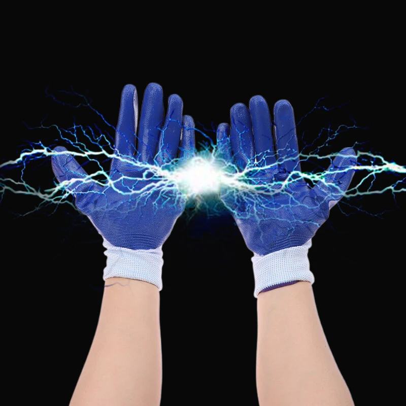 

Изолирующие перчатки 380В, защитные перчатки от электричества, резиновые рабочие перчатки для электриков, нескользящие защитные перчатки