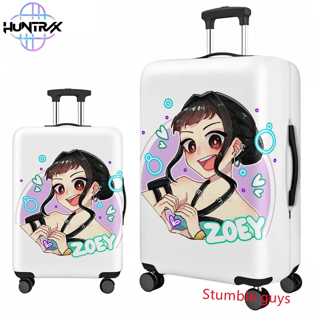 La copertura per bagagli Kpop Demon Hunters si adatta alle valigie da 18-32 pollici. Protezione da viaggio anime carina