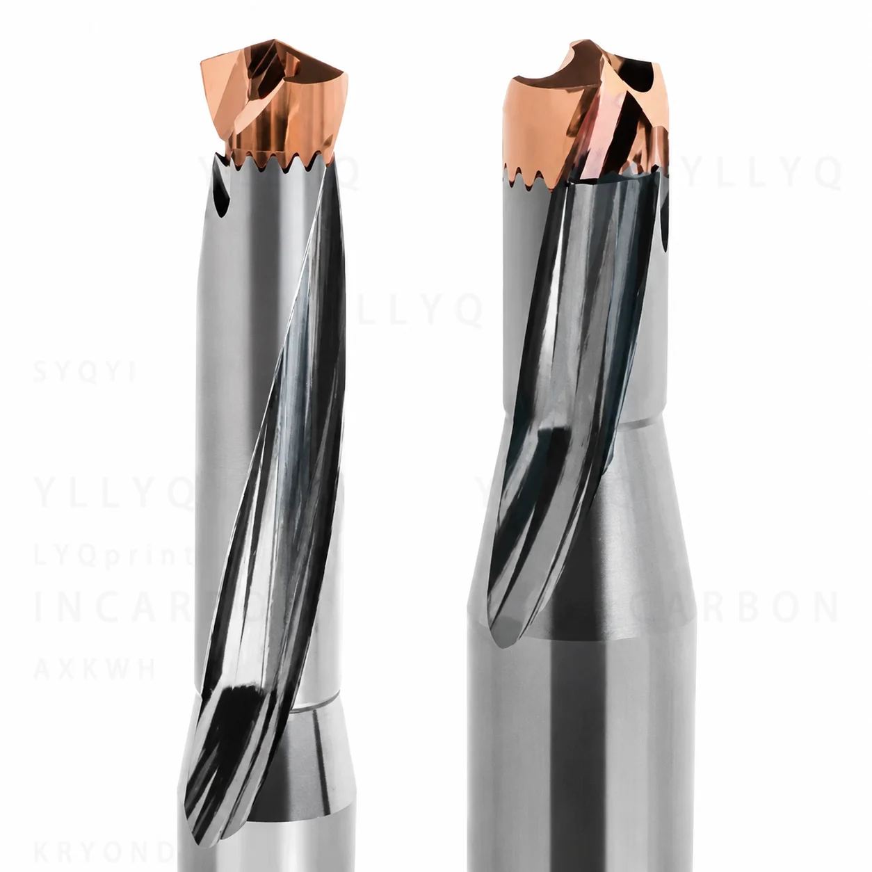 10-25.8mm Crown Drill Bit Carbide Inserts High Speed Indexable Saber Tooth Drill for Stainless Steel CNC Deep Hole Machining