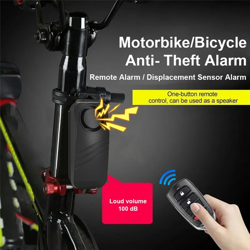 A42T-Bike 알람 오토바이 용 Moto Electri 도난 방지 자전거 알람 용 자전거 도난 방지 알람