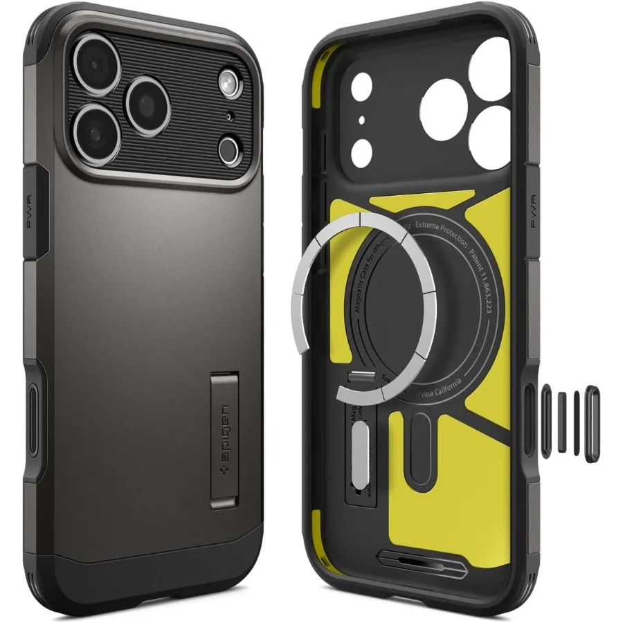 

Чехол Tough Armor T MagFit для iPhone 17 Pro Max с кнопкой управления камерой и совместимостью Magsafe