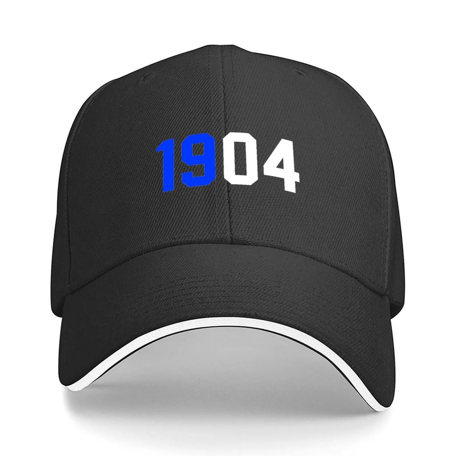 

1904 Schalke Blue & White 2 Baseball Cap foam party Hat tea Hat sailor cap for men Vintage Women's Hats 2025 Men's