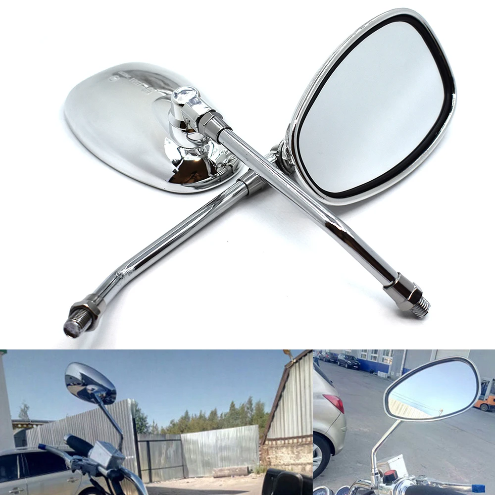 Universal Motorcycle 10mm Oval Rear View Mirrors For KTM 200 DUKE 390 Duke 690 Duke / R 990 Super Duke /R 1190 1290 1190 RC8R RC