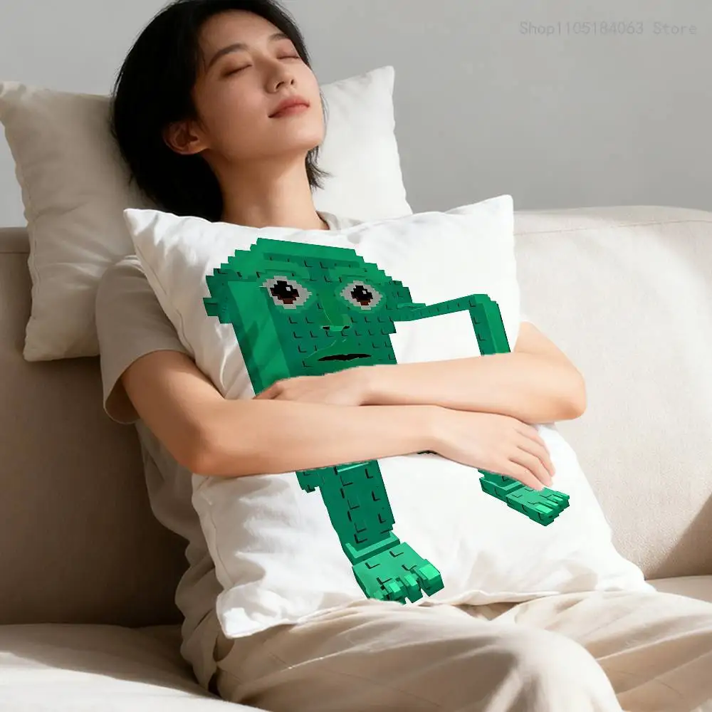 S-Steal A B-Brainrot No 9 House Pillow Case Print Polyester Fiber 40X40 cm Home Sofa Throw Cushion Cover Decoration