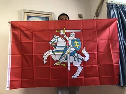 Drapeau de ciel en polyester de la Lituanie, bannière d'enseigne, sensation de drapeau, état, 3x5Fts, 90x150cm