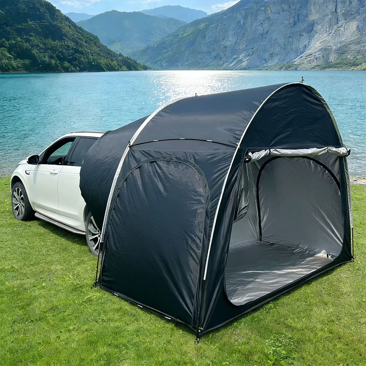 Outdoor self-driving tour suv car tent car tail tent portable camping large space car rear extension