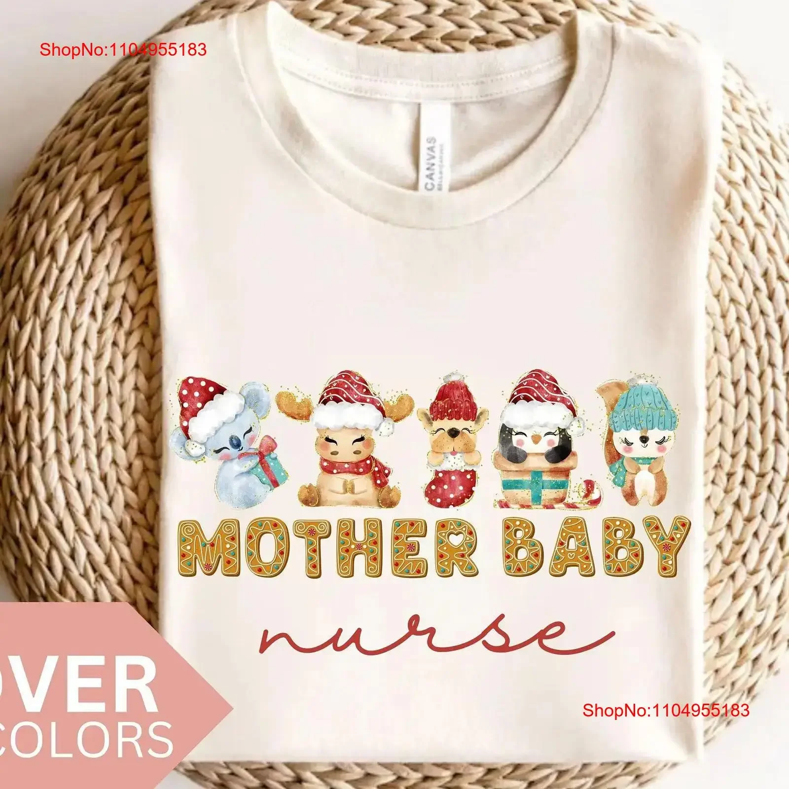 Camiseta de enfermera para madre, bebé, posparto, vacaciones de Navidad, Ob PICU, vintage, lavada, informal, Unisex, transpirable, para uso diario