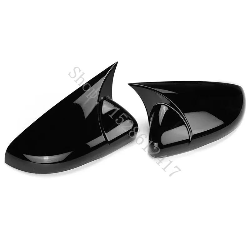 For VW Golf 6 MK6 6R GTI GTD 2009 2010 2011 2012~2013 Car accessories Glossy Black Rearview mirror cover Trim/Rearview mirror view 5