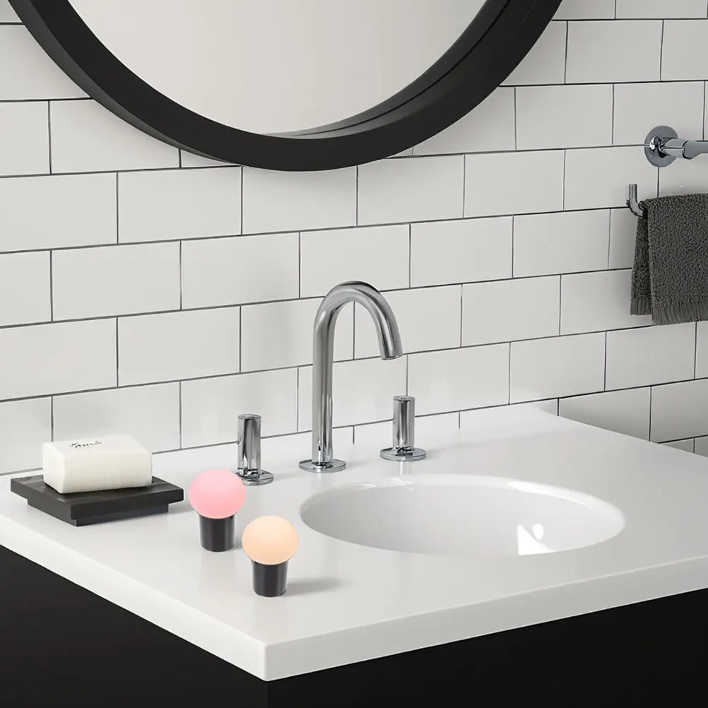 Éponge de maquillage tête de champignon à double usage, 6 pièces, fond de teint bouffant de poudre, mélangeur, applicateur de crème, outil de maquillage doux, sec et humide