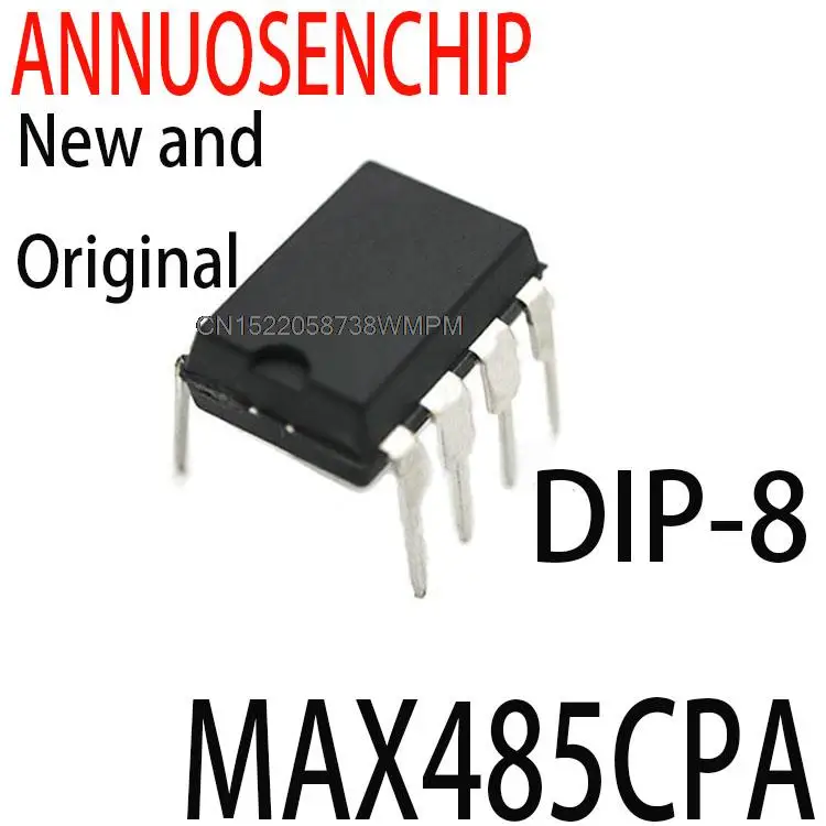 100PCS MAXIM  MAX485 DIP-8 RS-485/RS-422 Transceiver NEW MAX485CPA