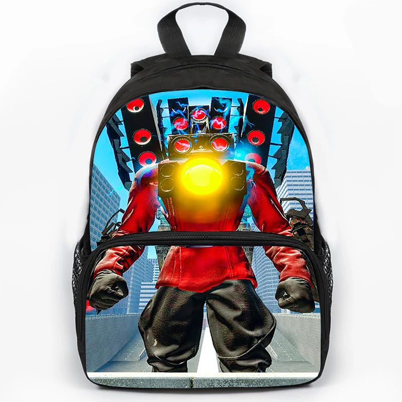 Game Skibidi Toilet Backpack for Boys Girls School Bags Funny Cartoon Backpacks Children Bookbag Mochila Students 3D Schoolbag