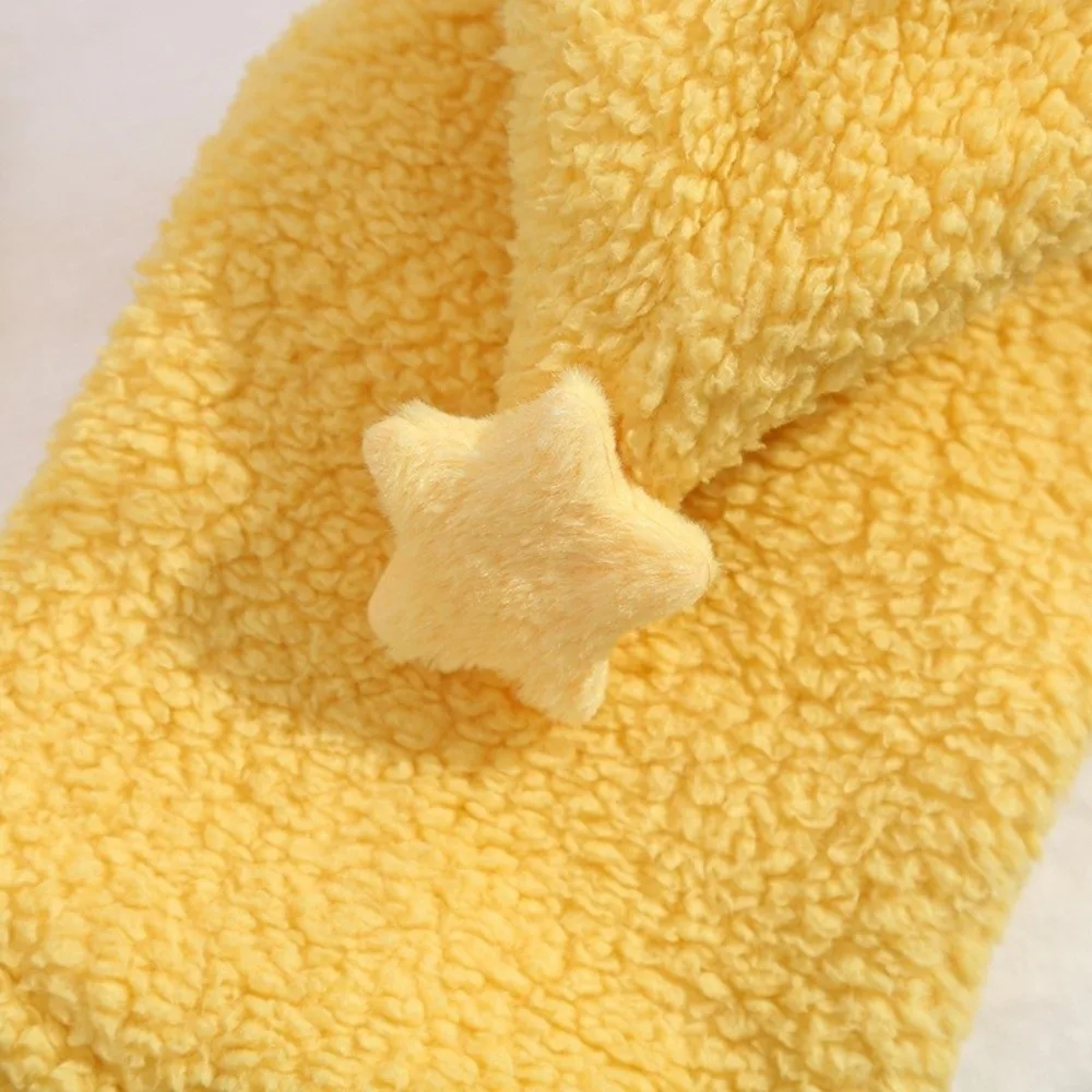 Cute Star Elements Pet Hoodie Fabric Warm Dog Vest Cozy Thick Material Hoodie Winter Wear