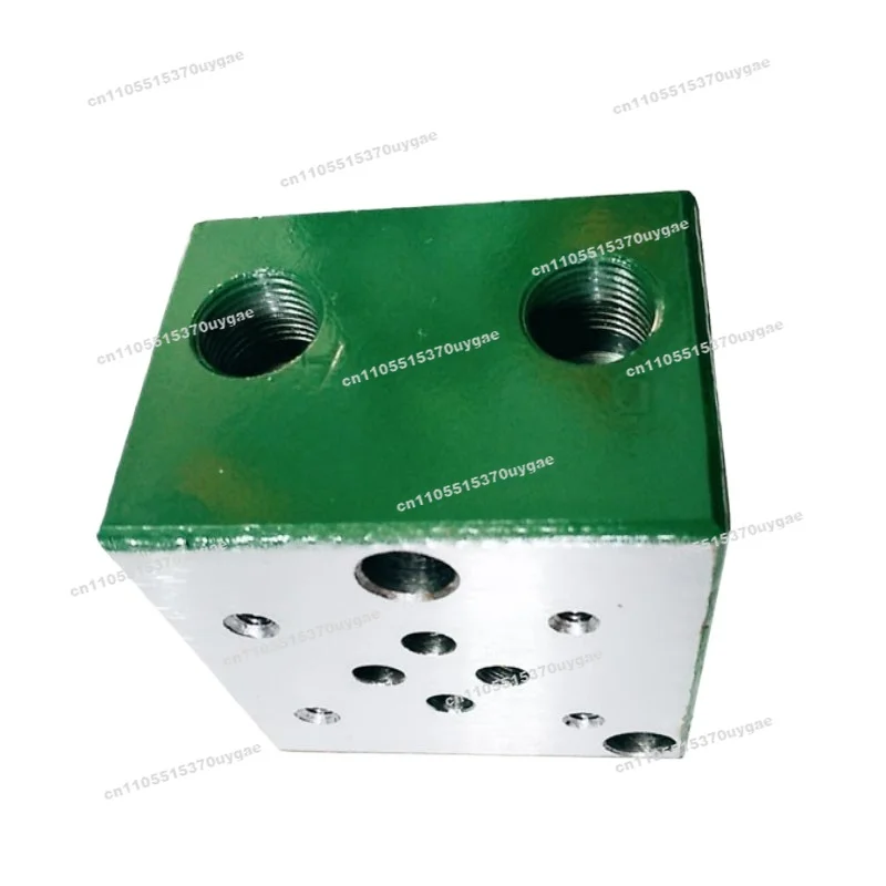 Blocco Circuito Olio Idraulico, Blocco Valvole, Blocco Integrato 02-1W/2W/3W/4W/5W/6W/7W + Base Elettrovalvola Yf