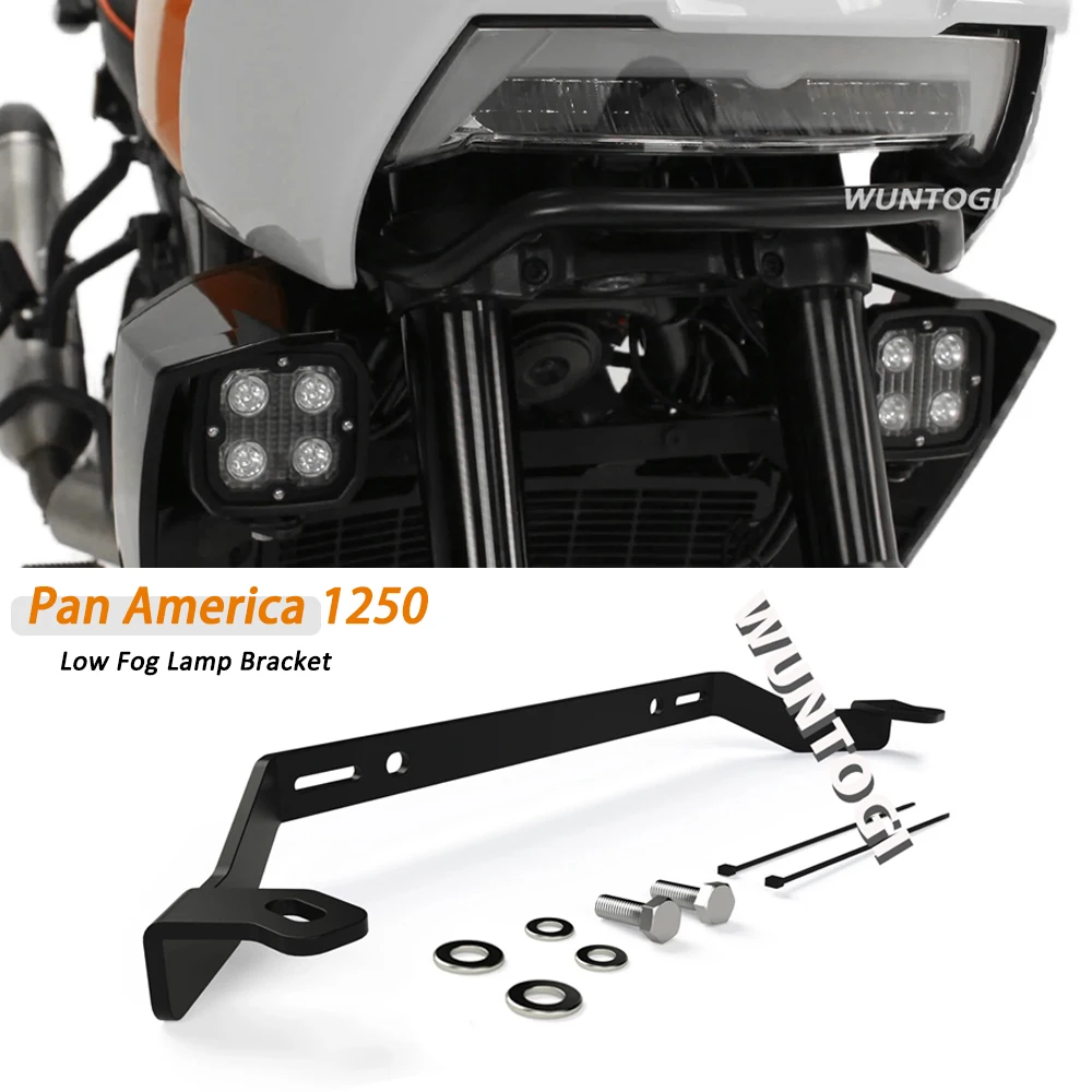 Motorcycle Fog Lights Auxiliary Bracket Fit For HARLEY PAN AMERICA 1250 S PA1250S PANAMERICA1250 Driving Lamp Spotlight Bracket