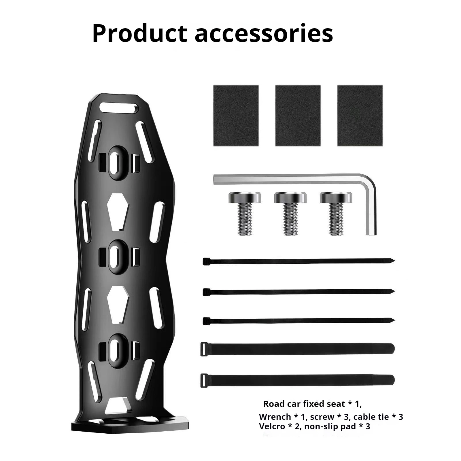 ENLEE Bike Bag Holder Durable Easy To Install Universal Fixing Bracket Holder For Frame Front Fork Top Tube Bicycle Accessories