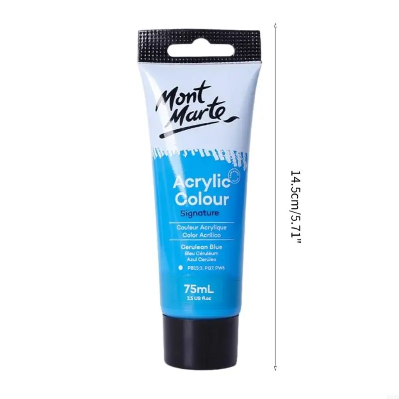 Q5WA Акриловая краска Основные цвета для рисования на глине, керамике и ремеслах для студентов