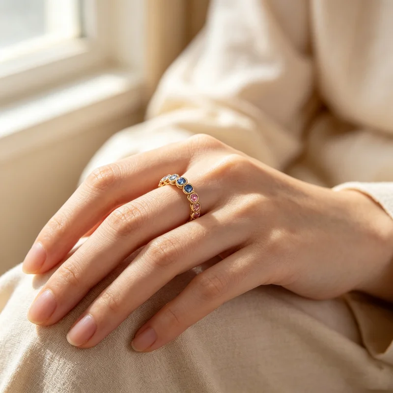 925 Sterling Silver Colorful Rainbow Zirconia Promise Rings for Women Gold Color Luxury Trendy Wedding High Quality Jewelry