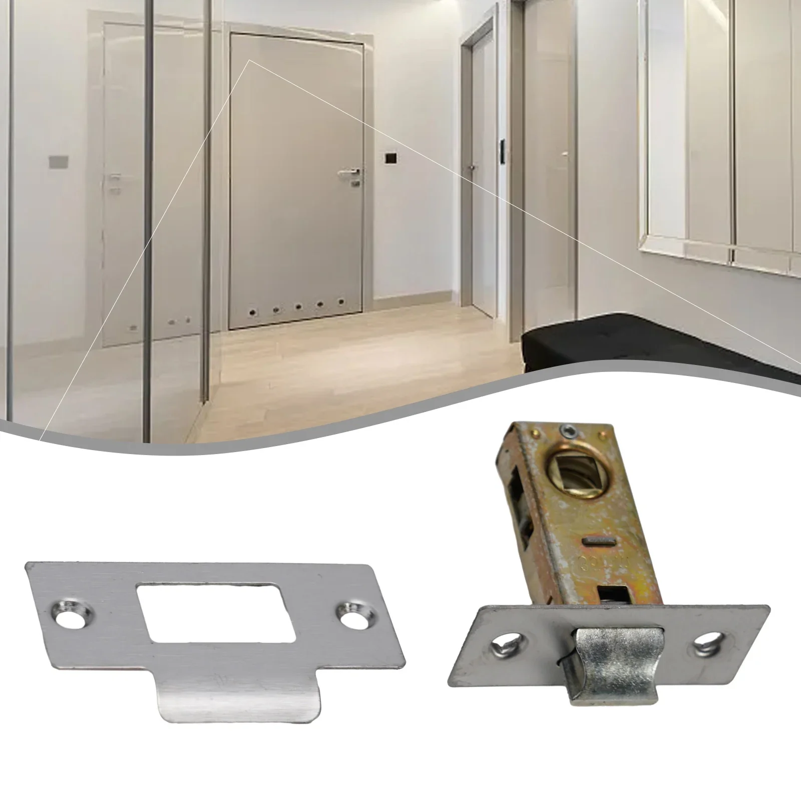 Internal Door Tubular Mortice Latch Reversible For Right And Left Hand Opening Suitable For Unsprung Door Furniture