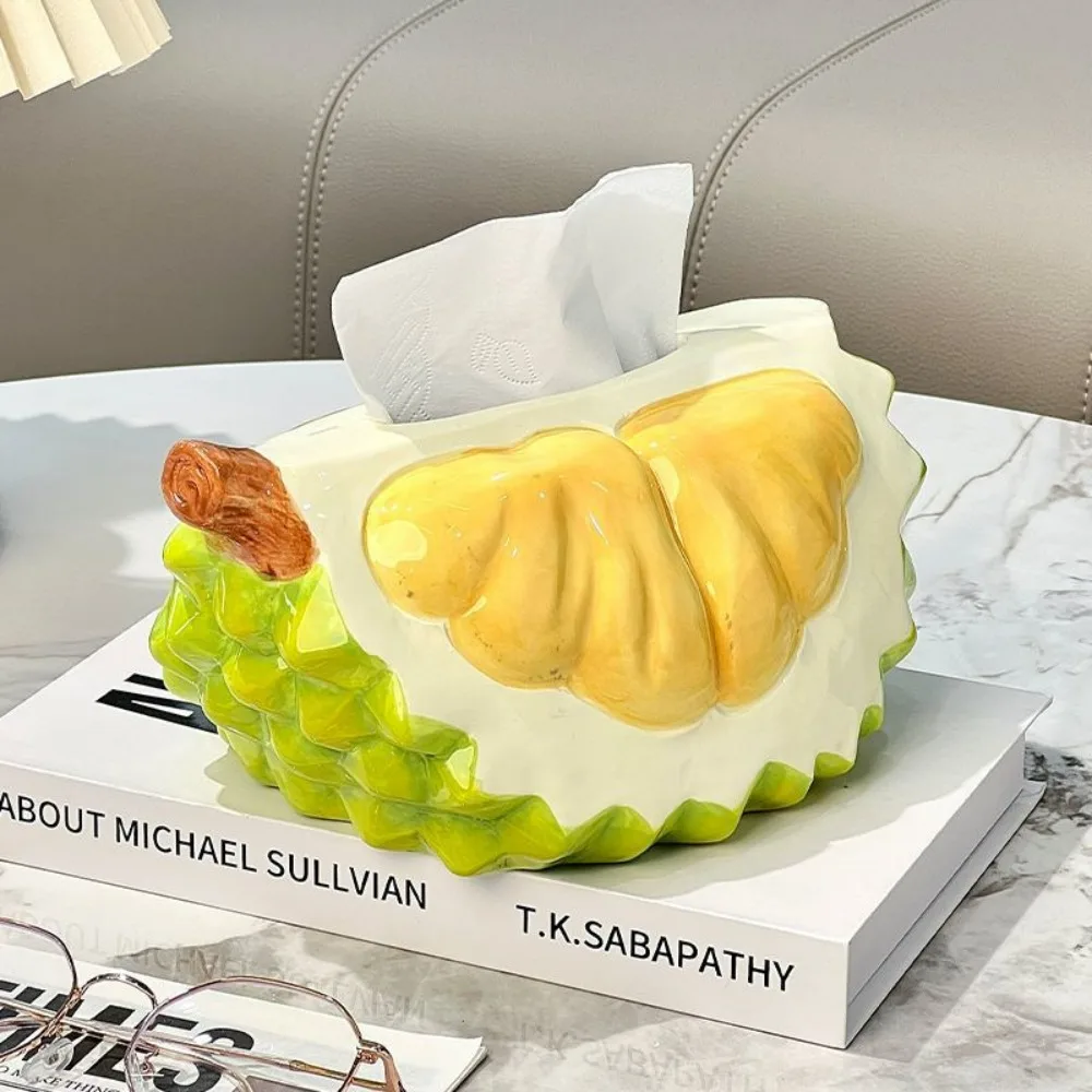 Hamburger Shaped Tissue Box Trendy Cartoon Creative American Retro Napkin Holder Fun Decor Ornament for Living Room Home Use