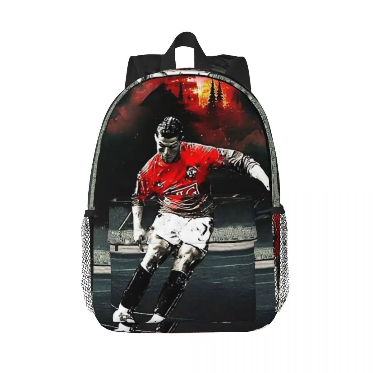 

CR7 Cristiano Ronaldo (2) Backpacks Teenager Bookbag Cartoon Students School Bags Travel Rucksack Shoulder Bag Large Capacity
