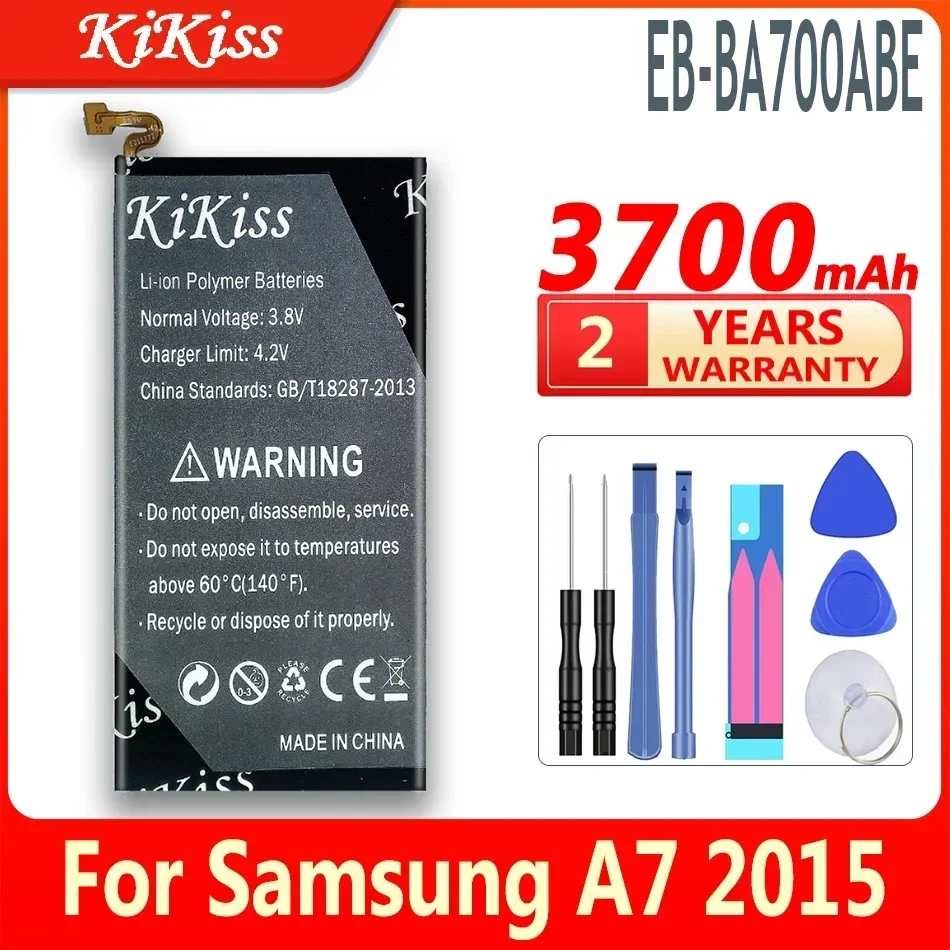 3700mAh for Samsung Battery EB-BA700ABE For Samsung Galaxy A7 2015 SM-A700F SM-A700FD SM-A700S SM-A700L SM-A700 BatterIies