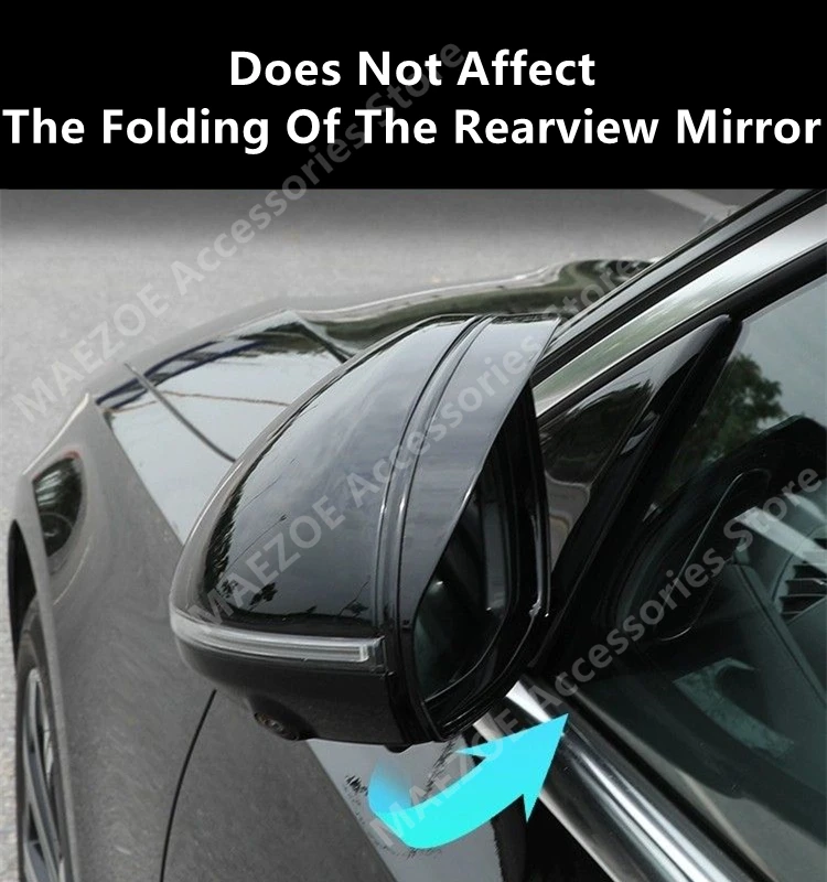 For MERCEDES-BENZ CLASSE E 2024 W214/S214 ABS Rear View Mirror Rain Eyebrows,Car Exterior Modification Protection Accessories Re