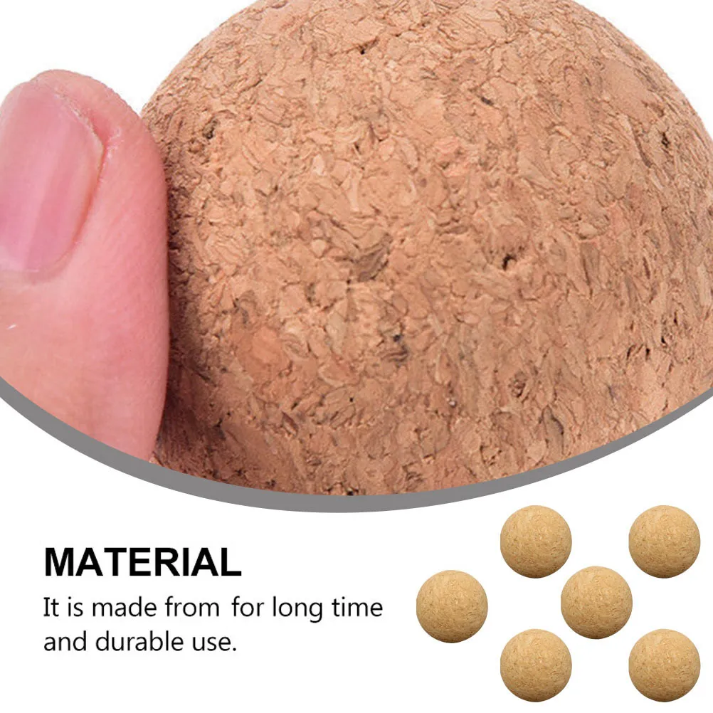 Foosball Table Cork Balls Wear Resistant Lightweight Replacement Table Soccer Accessories