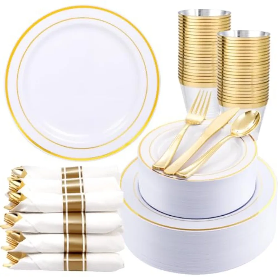 350Piece Gold Dinne…