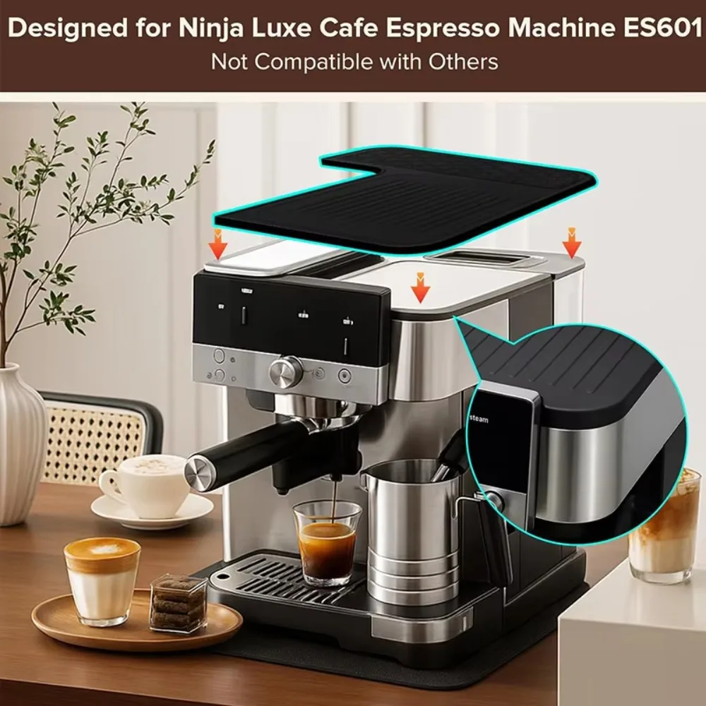 For Ninja ES601/655/701 Coffee Machine Top Cover Mat Coffee Top Protective Pad Thermal Insulation Pad Coffee Machine Accessories