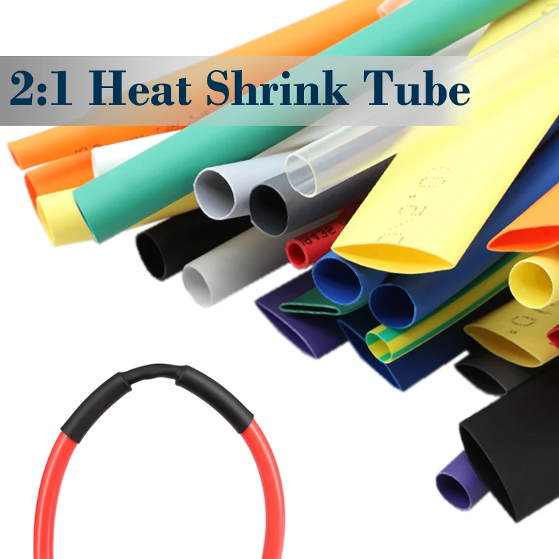 

2:1 Heat Shrink Tube Diameter 1/2/3/4/5/6/7/8/9/10/12/14/16/18~40/45/50 mm Thermoresistant Sleeve Polyolefin Cable Repair Tube