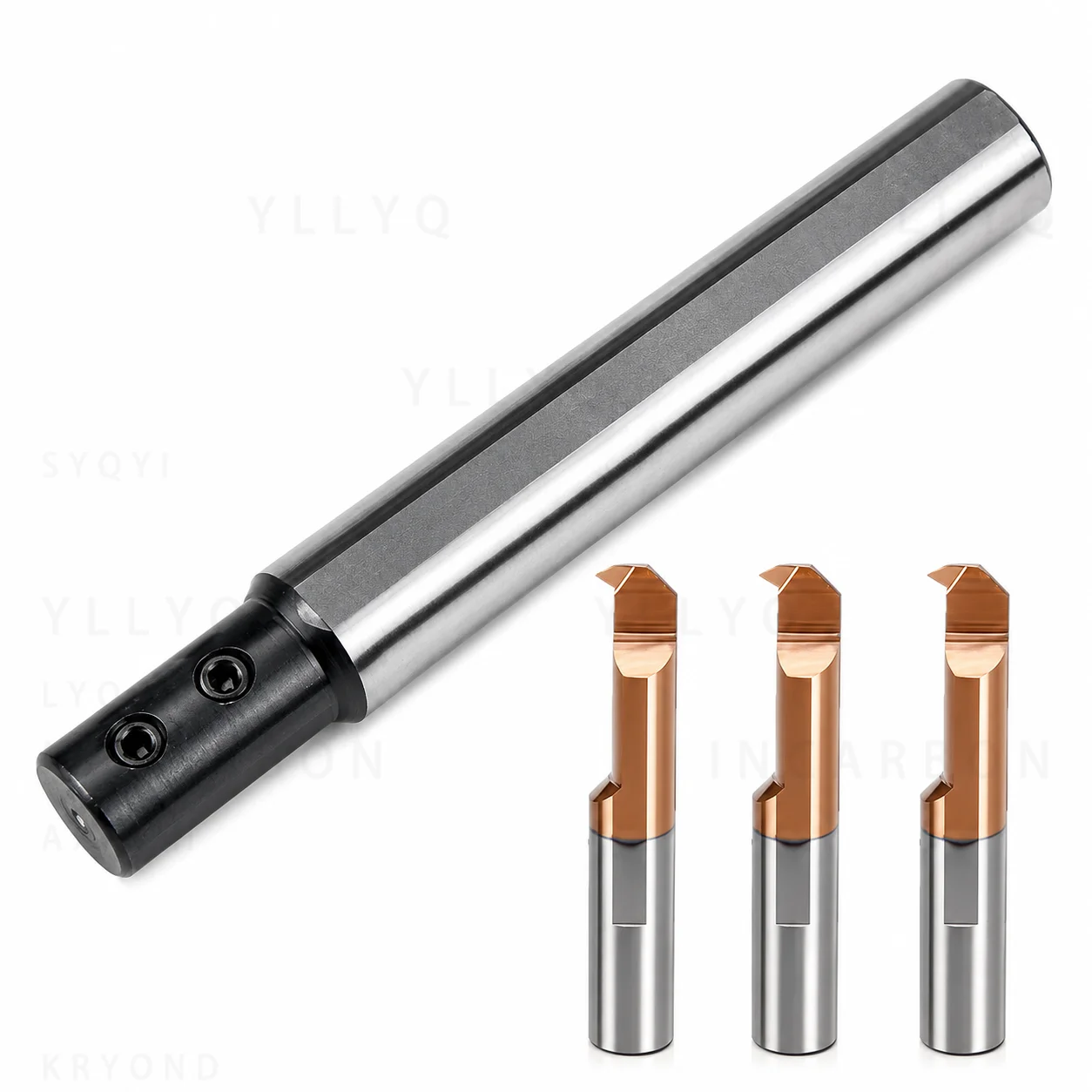 Small Bore Inner Hole Boring Tool Set Thread Boring Cutter with 16mm 20mm Sleeve for Lathe Machining