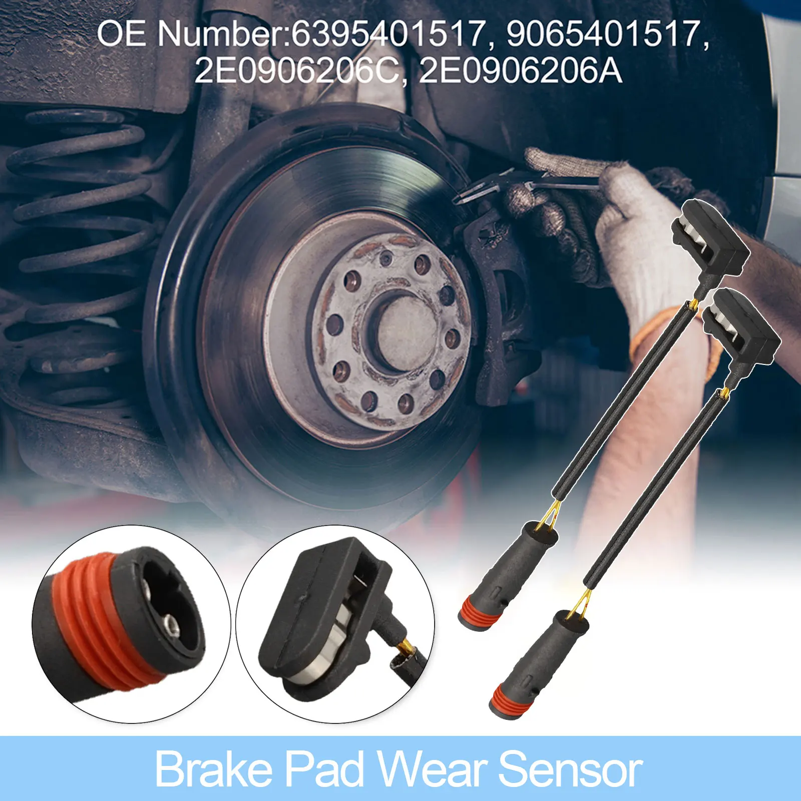 

10Pcs Brake Pad Wear Sensor For Mercedes For Benz For Sprinter 906 9065401517 2024 Hot Sale Brand New And High Quality