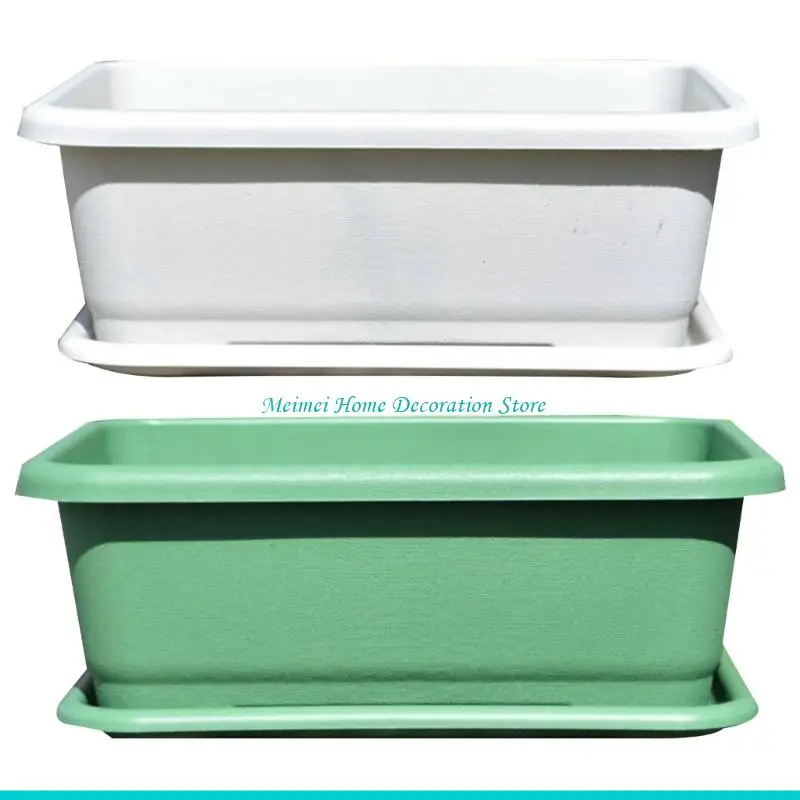 

H7BF Очень толстый пластиковый лоток для выращивания овощей, идеально подходящий для домашних садовых цветов