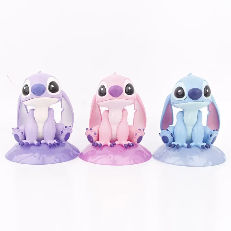 

3pcs/lot Disney Lilo & Stitch Twisted egg doll Stitch Action figure toys statue collection model home decoration kids best gift