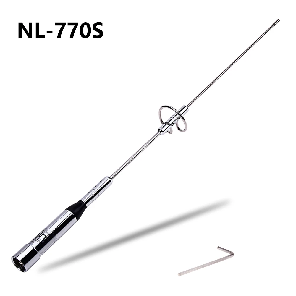 NR-770S 145 ميجا هرتز 435 ميجا هرتز هوائي راديو الهواة المحمول للسيارة مع موصل PL VHF UHF