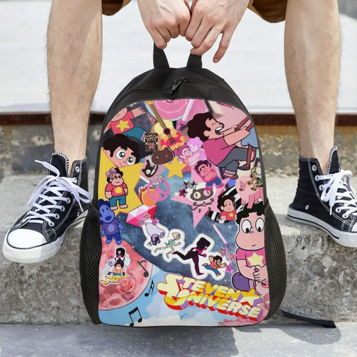

Рюкзак Steven Universe, Лидер продаж, рюкзак большой емкости, детская сумка для книг, школьная сумка, сумки на плечо для мужчин и женщин