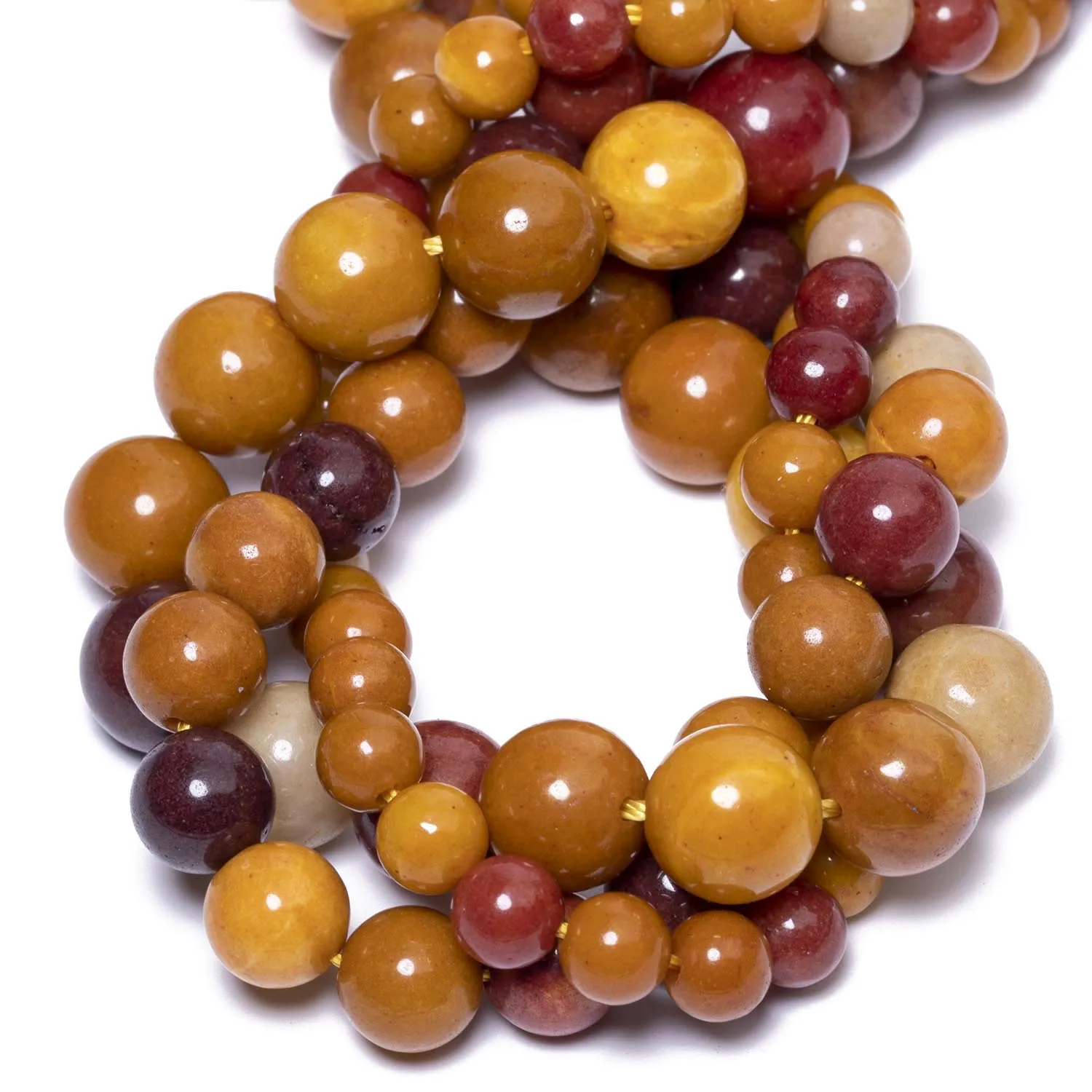 Mookaite Jasper Round Beads Natural Stone Loose Beads for DIY Jewelry Making Bracelet Necklace Accessories Best DIY Choice