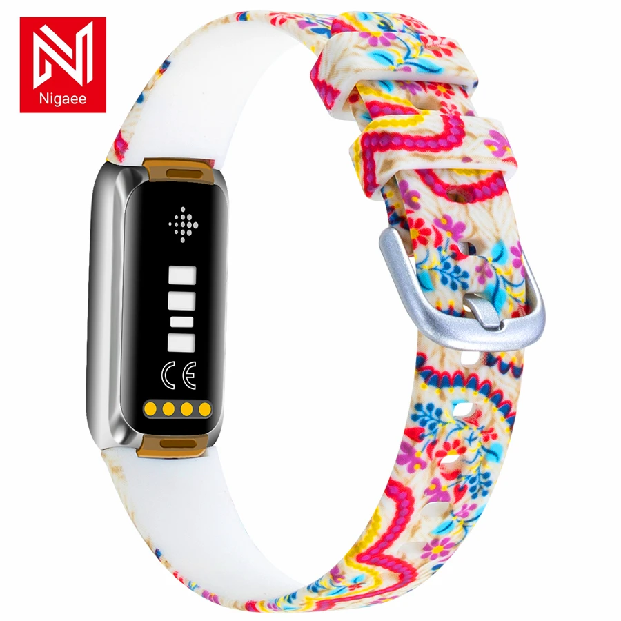 สีสันซิลิโคนสำหรับ Fitbit Luxe กันน้ำ Soft สร้อยข้อมือ Smartwatch Band สำหรับ Fitbit Luxe Special Edition Correa เข็มขัด
